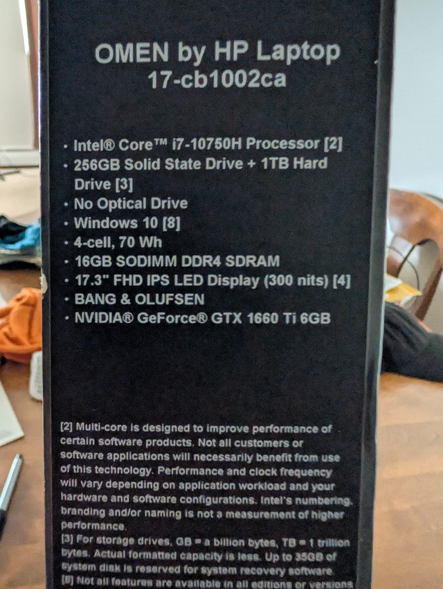 HP omen gaming laptop for sale. in Laptops in Kitchener / Waterloo