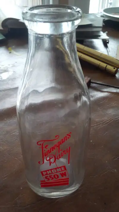 Finnegan's Dairy Cream Bottle, Stratford, Phone 550W, View more