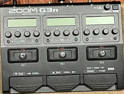 Zoom G3n Multi-effects processor for guitar, View more