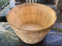 17.5 diameter 12” wooden bushels