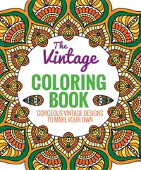 The Vintage Adult Coloring Book - New