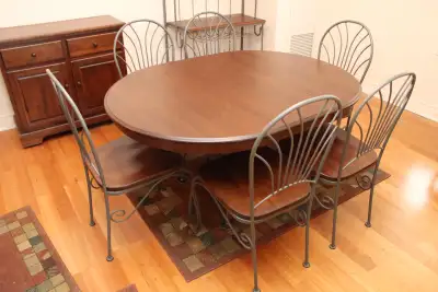 MODERN Dining Table Set QUALITY Org. Price $2700, View more