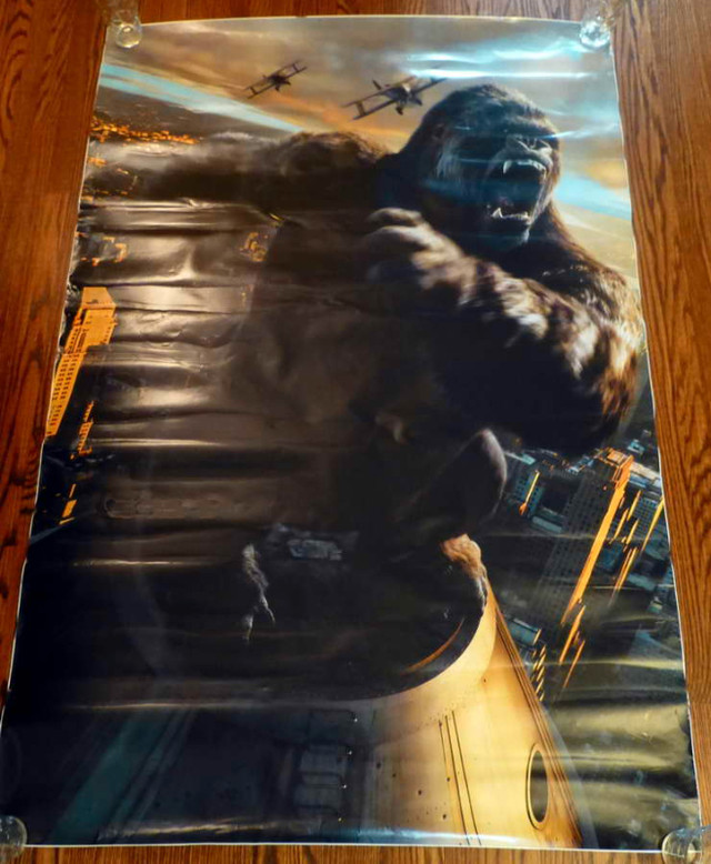 Huge 39" X 59" King Kong Removable Vinyl Wall Decal Cling Poster in Home Décor & Accents in Mississauga / Peel Region