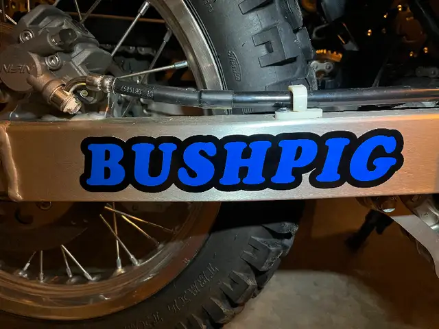 BUSHPIG STICKERS in Dirt Bikes & Motocross in Lethbridge - Image 2