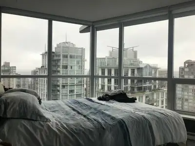 Step into stress-free city living. This private room with its own bathroom in a modern downtown high...