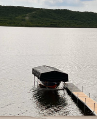 Boat Lift with canopy - 7000lb boat lift with 24’ canopy