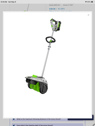 Wanted Ego Snow Shovel, View more