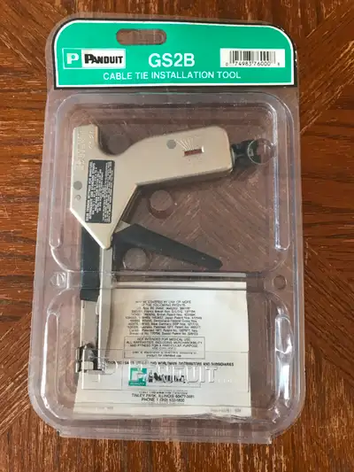 (New) Panduit GS2B and (Used) GS4H Heavy-duty Cable Tie Tool,, View more