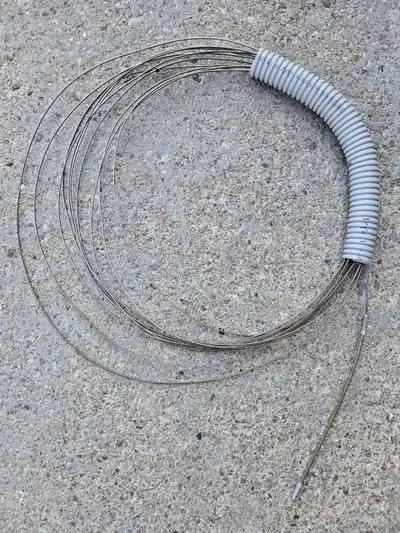 Fish tape made out of steel, 16 meters (52ft) long, View more