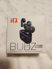New iQ Budz IQBUDZ08 Micro True Wireless Earbuds Headphones 