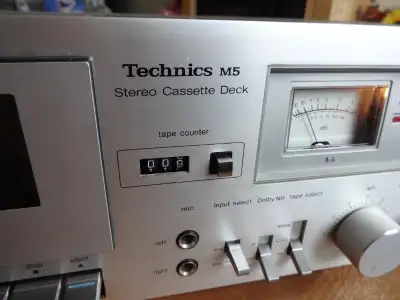 Technics RS-M5 Vintage Stereo Cassette Tape Deck(1980-82) for sale Specifications: Type: 2-head, sin...