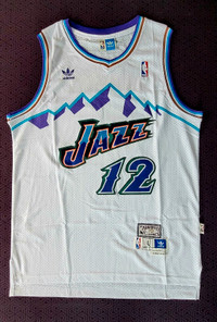 Utah Jazz John Stockton #12 Vintage Large Jersey