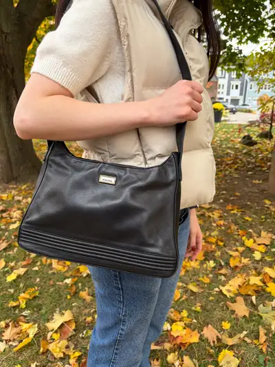Perlina New York Genuine Leather Bag — Excellent Condition, View more