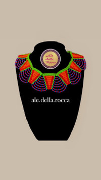 Ale della Rocca beaded necklace / Collier de perles africaine