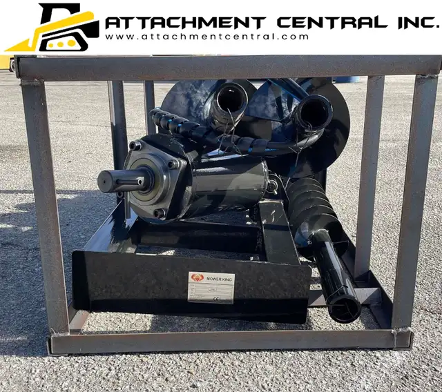 Skid Steer Hydraulic Auger Attachment w/ 3 Bits - 6", 12", 14" in Other in Regina - Image 2