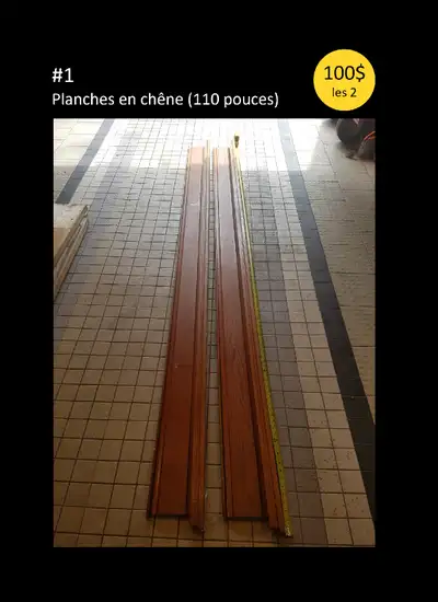 Planches en chêne, View more