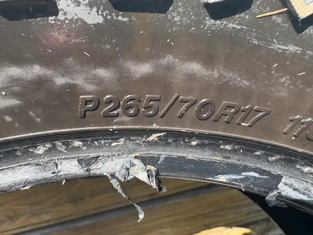 One P265/70 R17 Firestone Destination A/T2 Tire in Tires & Rims in St. John's - Image 3