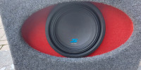 Alpine 10" subwoofer with ported box