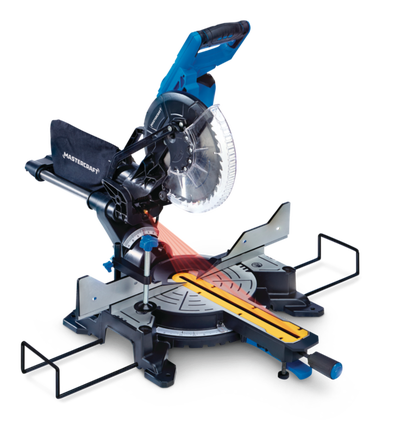 Dual-Bevel Sliding Compound Mitre Saw with Laser Line, View more