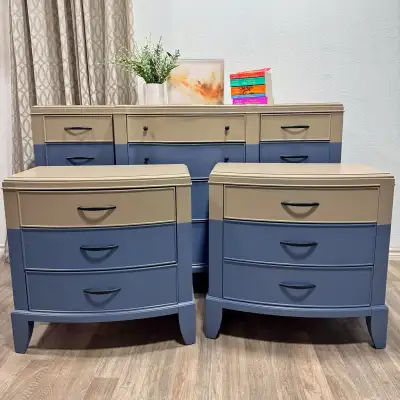 Refinished Bedroom Set, View more