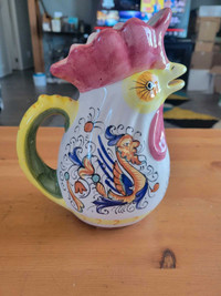 Rooster large ceramic jug 