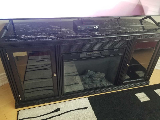 REDUCED** FIREPLACE/ TV STAND in TV Tables & Entertainment Units in Mississauga / Peel Region - Image 2
