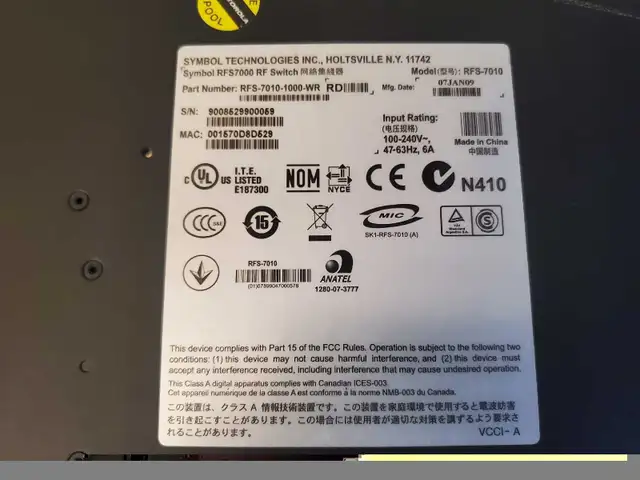 Symbol RFS7000 RF Switch511719667002910724