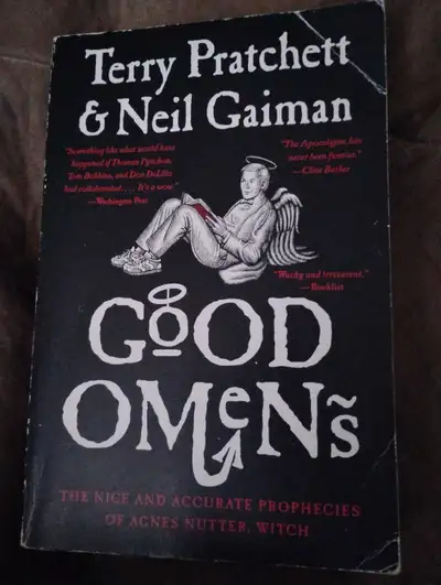 Good omens book try Pratchett and Neil Gaiman, View more