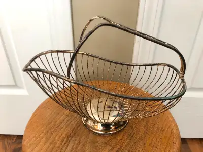 Vintage Silver Plated E P Brass Wine Bottle Holder Made In Italy, View more