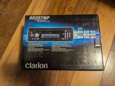 Clarion CD/MP3 Single DIN Stereo, View more
