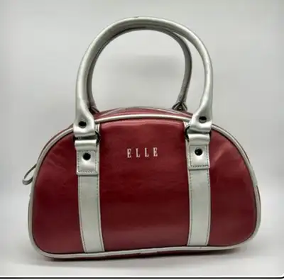 Elle Bowler Bag Faux Leather  Purse Retro Street Style (NWOT), View more