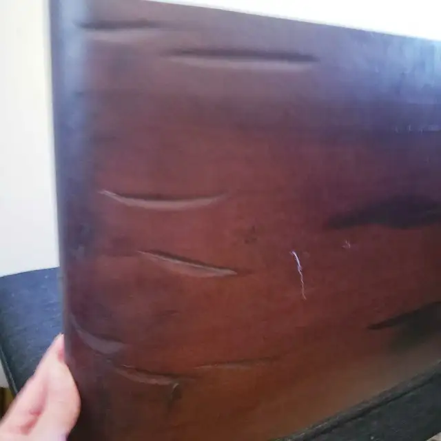 MCM Solid  Carved Wood Backrest Accent Chair in Chairs & Recliners in Ottawa - Image 7