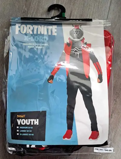 Fortnite X-Lord Large Kids Costume , View more
