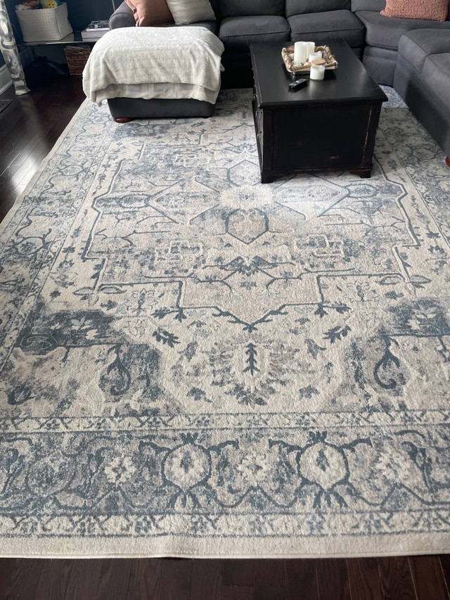 Area Rug Distressed Global Grey Rugs, Carpets & Runners Oshawa