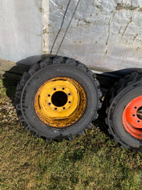 10-16.5 skidsteer tires and rims. 