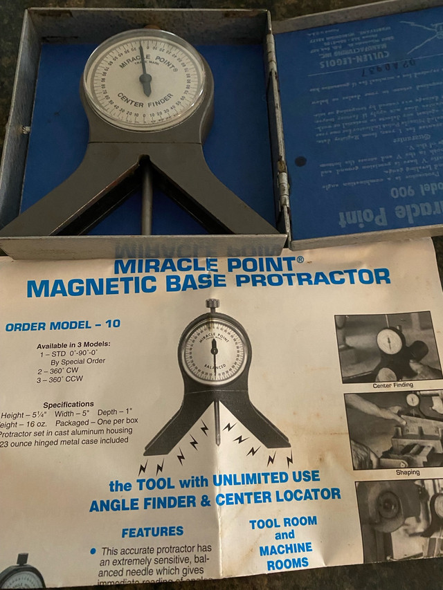 Magnetic Base Protractor in Other in Hamilton