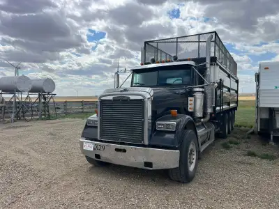 1995 Freightliner Tri Drive grain truck well maintained with an N14 strong engine. Does not burn oil...