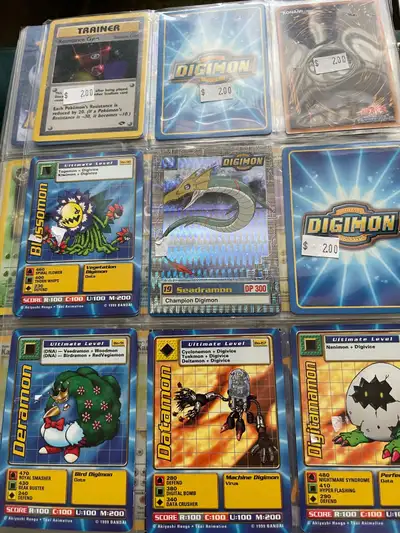 1999 Digimon Cards lot Pick up only Tags: Takara Tomy, Hasbro, SHF , Chogokin, Metal Build, Bandai,...