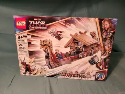 Légo marvel thor love and thunder the goat boat lego neuf new, View more