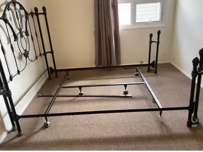 Victorian era reproduction Iron Bed Frame, View more
