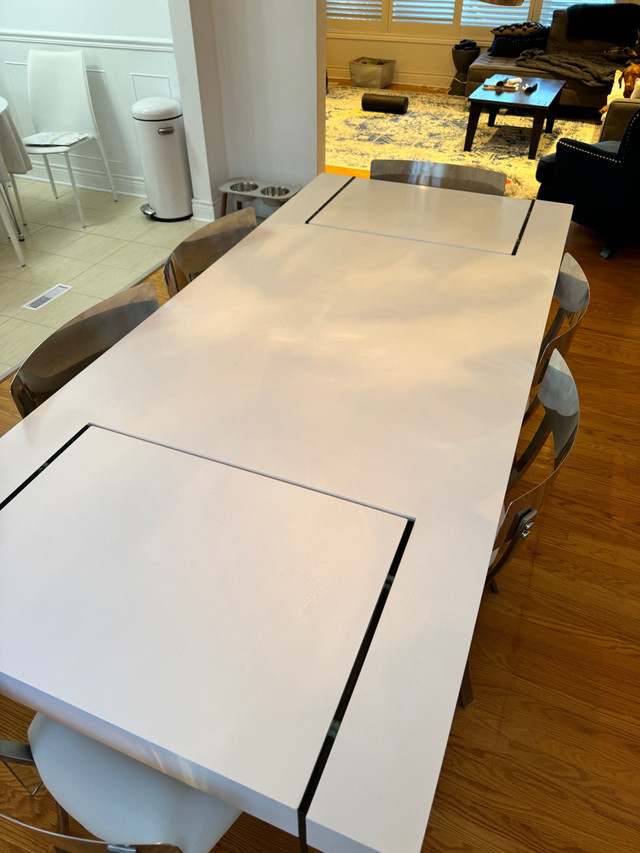 Designer Dining Room Set + Kitchen Table + Sideboard + Chairs in Dining Tables & Sets in Markham / York Region - Image 3