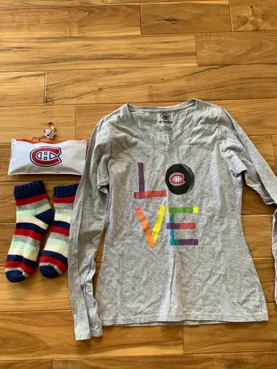 Montreal Canadiens size small shirt and other things , View more