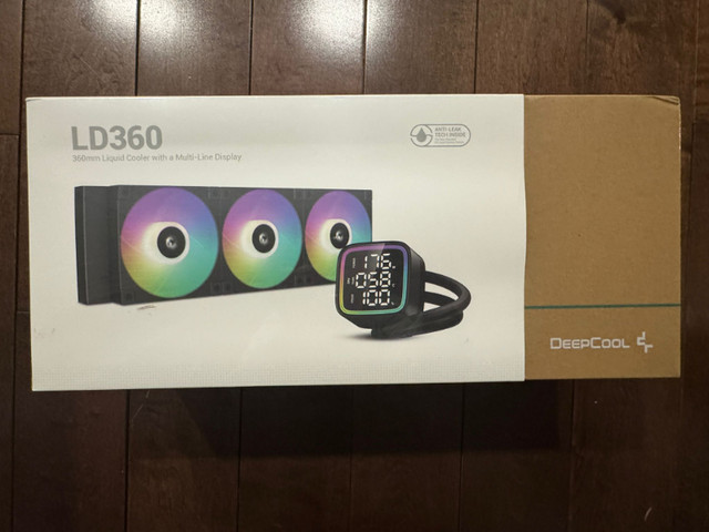 NEW: DeepCool LD360mm AIO with Triple-Status Display Screen in Other in Markham / York Region