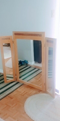 Bedroom cabinet mirror