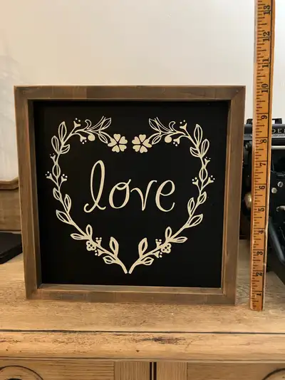 Wooden Rustic Love Decor Sign (Hobby Lobby), View more