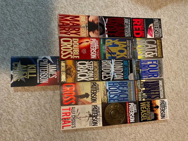 James Patterson Books $4 each softcover in Fiction in Cambridge