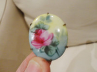 Pink Rose Vintage 1940's Brooche Pin