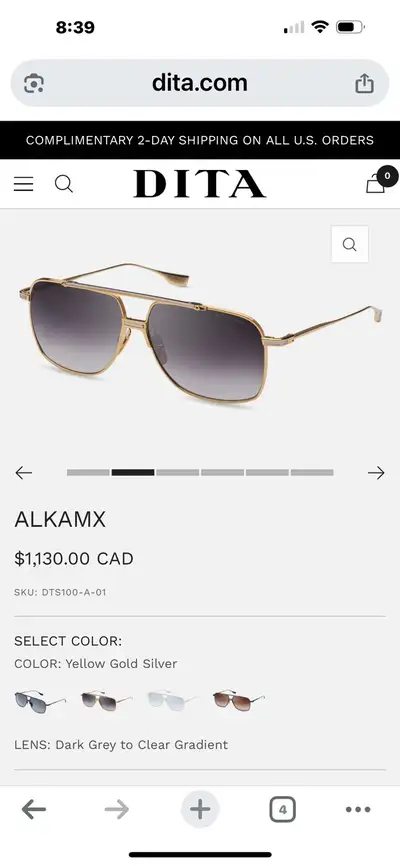 Dita High end Sun Glasses. Nea, View more
