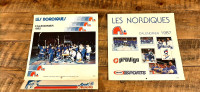 2 Beaux Calendriers des Nordiques de Québec 1985-1987 aux Choix