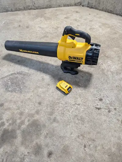 DeWalt leaf blower and battery , View more